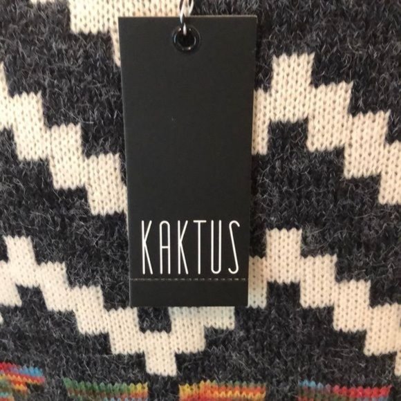 NWT Kaktus Aztec Print/Multicolored Ikat Sheath Dress Small - Picture 3 of 6